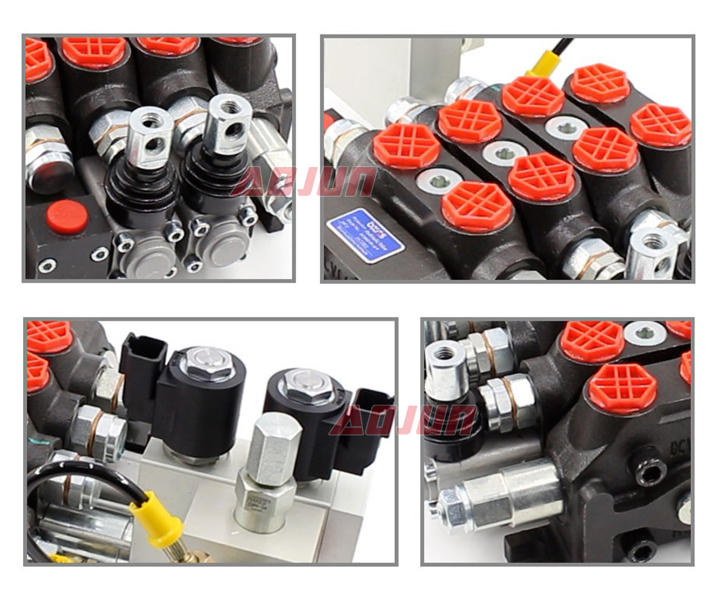 3 Spool Electro-hydraulic Sectional Directional Valve DCV60 detailed image